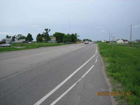 Four-legged intersection on MNTH-7 with CR-10 near Saint
