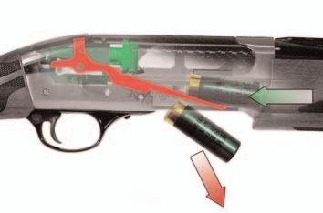 As the Carrier Bolt Slide Carrier Spent Shell Bolt Slide PICTURE 4 After the shell is ejected, the carrier moves the new shell released from the magazine (Picture 5) and places it in front of the