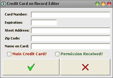 Adding Credit Card Information There is not limit to the number of Credit Cards that can be added to a Member Account.