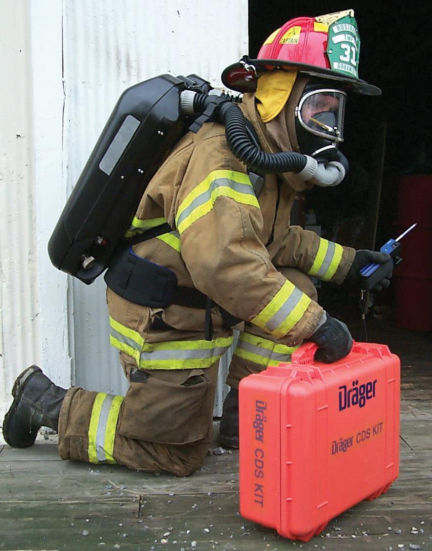 Types of Breathing Apparatus (2 of 3) Closed-circuit SCBA Seldom used for structural firefighting
