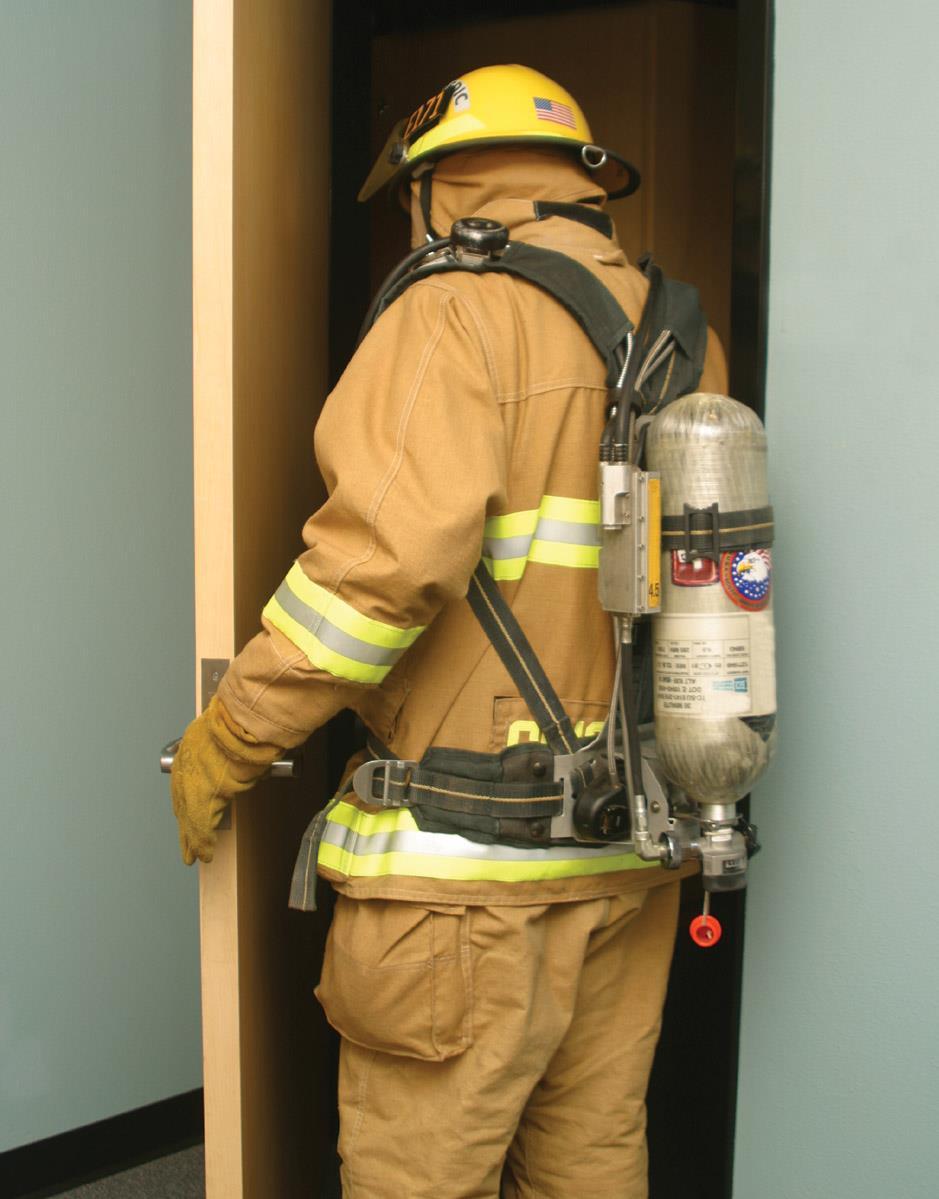 Limitations of SCBA (2 of 3) Generally, an SCBA weighs at least 25 pounds.