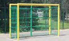 sides of the goal are made of vertical Ø 25 mm tube, and