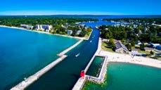 Lake Michigan Beach is equipped with all-day entertainment, including a playground, walking trails, sports courts, concessions, fishing accessibility, as well as a