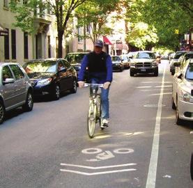 Bike Lane Bike lanes are painted onto the road, usually next to the parking lane, and are