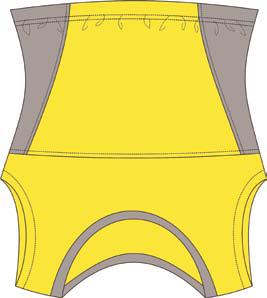 Women Athletes Uniform (Other options) No Sleeve Top and Shorts (Diagram