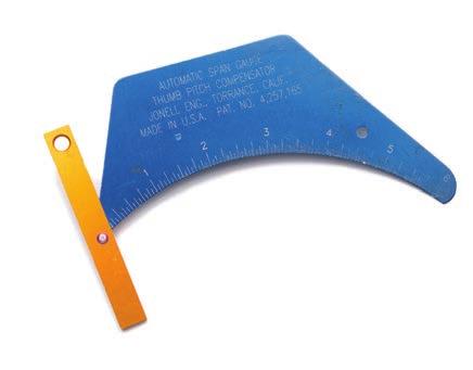 crystal clear, durable plexiglass with an engraved ruler for measuring along the surface of the