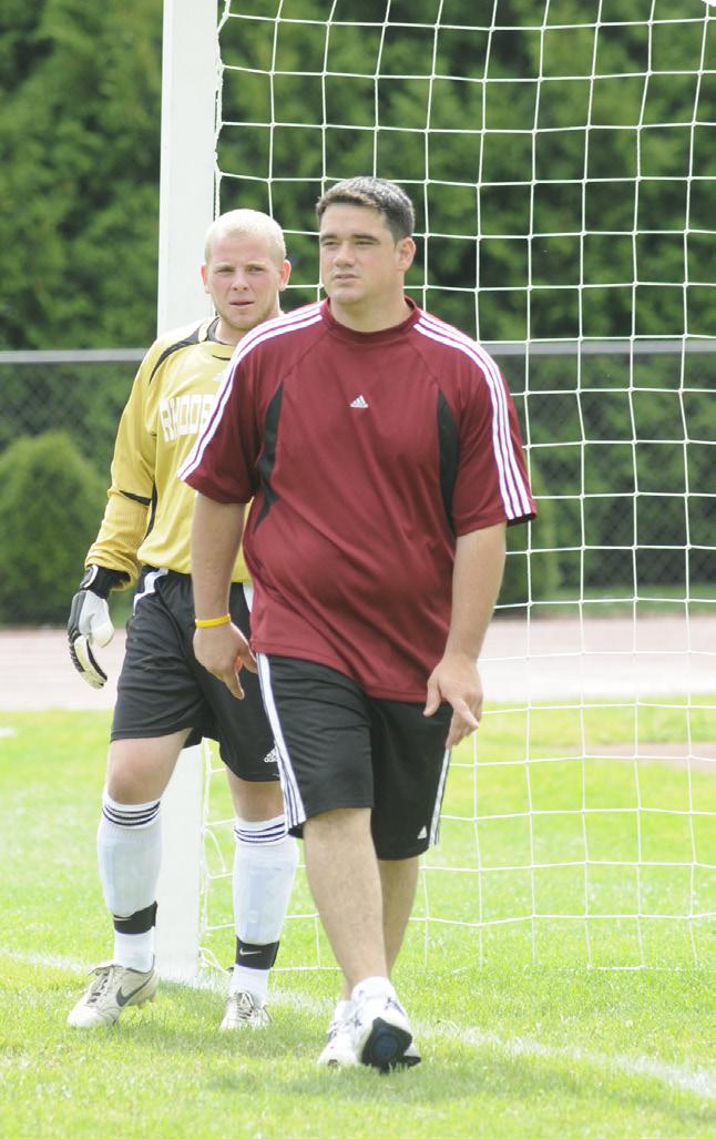 He starred as a goalkeeper for the Anchormen from 1999-01, leaving RIC having played in 45 career games, starting 44 of them. He logged 4,157 career minutes and posted a 1.
