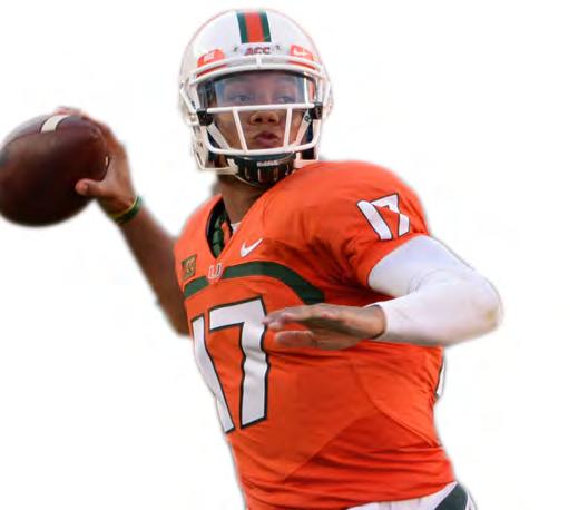 #5THINGS 1 Senior QB Stephen Morris is one of only four 7,000-yard passers in program history. 2 Miami is seeking its first 9-win season since 2009 and fourth 9-win season since joining the ACC.