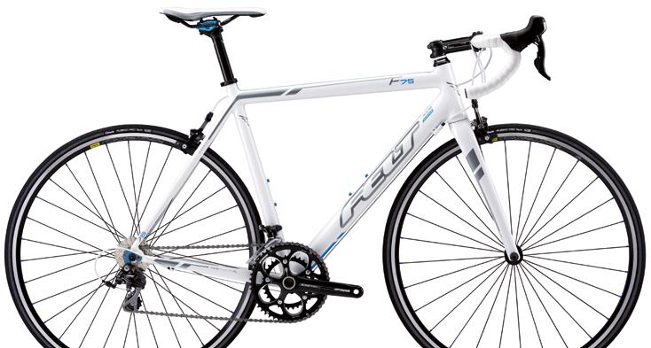 F75 11 F75 FRAME ALLOY 7005 SUPERLIGHT BUTTED W/ SMOOTH WELDED COLOR GLOSS WHITE FORK FELT ROAD UHC ADVANCED CARBON FIBER