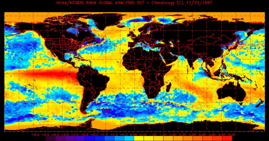 Chapter 12 Case Studies and Study Guide: Ocean Currents, Winds and Weather Case Study 1: Shifts in Water and Air Flow during El Niño and La Niña Figure 12.