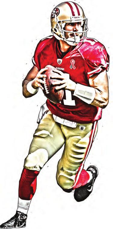 He set numerous career-highs and etched his name in the 49ers record books by throwing for 17 TDs and 5 INTs last season, setting the FEWEST INTs, SINGLE SEASON, FRANCHISE HISTORY Player Year Ints 1.