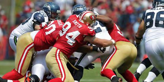 Since 2009, the 49ers defense has been particularly aggressive when playing its divisional opponents, allowing an average of only 14.4 points per game.