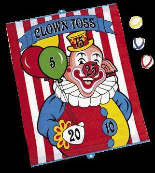 Toll Free 1-877-909-0808 Circus Fun Clown Ball