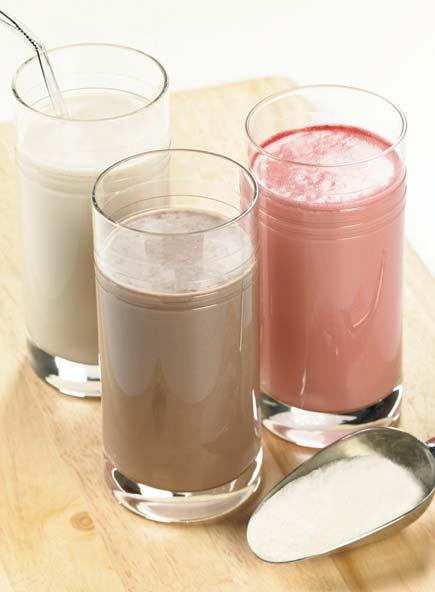 These products come in powder form and customers simply need to add water (or any other liquid) to have a delicious shake in an instant.