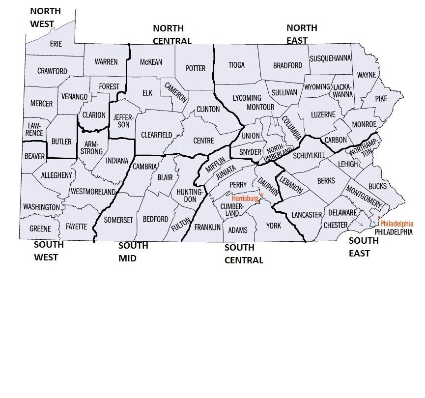 Regional Information: Here is the Map of the New Regions of the PSAA. Be sure to check it carefully to see which regional shoots you should attend.