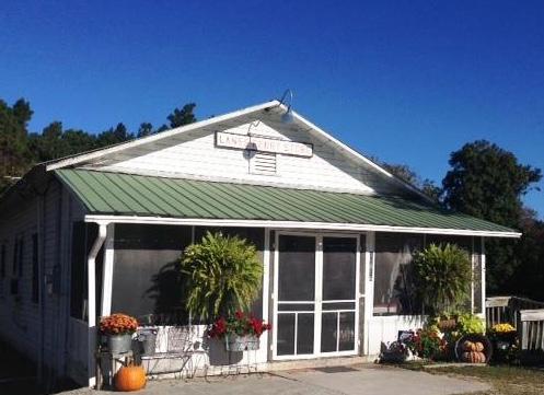 Seacoast Art Gallery in Surf City Stop by the the charming pink cottage and view some lovely coastal art and pottery.