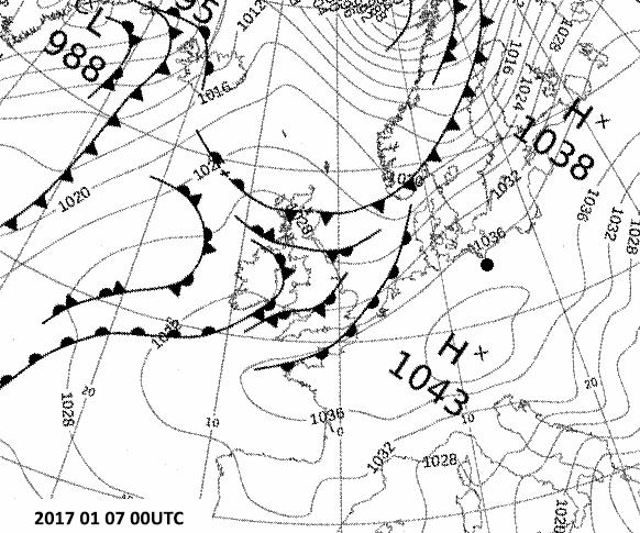 low-pressure system, which would not occur