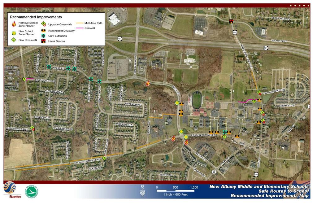SECTION 9: IMPROVEMENTS MAPPING An improvement map was completed by