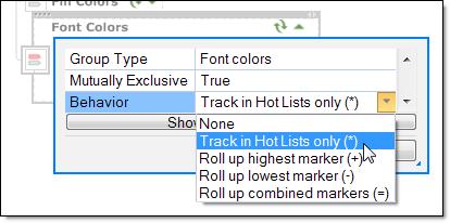 4. Click Edit Active Legend settings, so that we can change the way that Power Markers deals with the Font Colors marker group. 5.