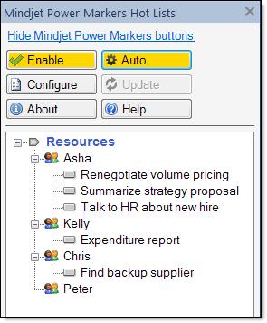 How to... Track follow-up actions from a meeting Power Markers can help you to keep track of action items in a meeting, if you use MindManager to capture the meeting.