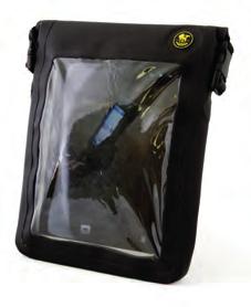 IPAD CASE LAPTOP CASE COLLECTION Waterproof casing for ipad available in black Nylon 1680. Waterproof casing for Laptops 15 and17. Made in Nylon 1680.
