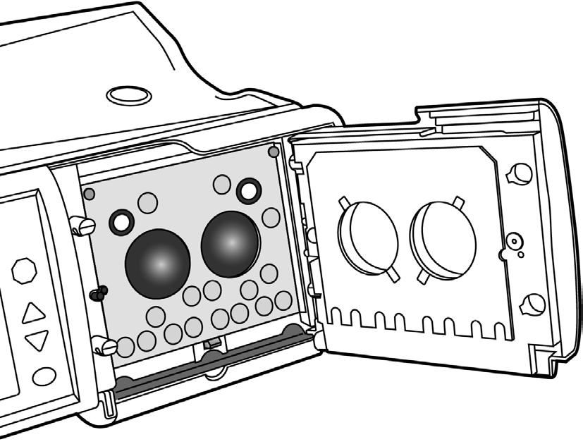 The Pump Module Door Sensor Cassette Guide Pins Cassette Pump Plate Door Latch Safety Clamp Pressure
