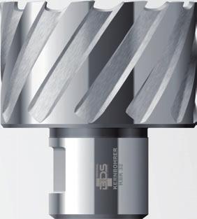 HSS-Standard Fully ground core drills made of high-speed steel.