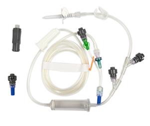 To secure the dedicated pump infusion sets and connect the bag containing medication in a safe manner.