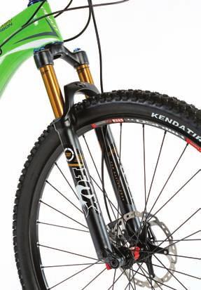 The DT Swiss wheelset featured bulletproof 240 hubs and tubeless-ready XM 450 TL rims. The KS LEV is a favorite dropper seatpost, so we were naturally pleased to find the 4.