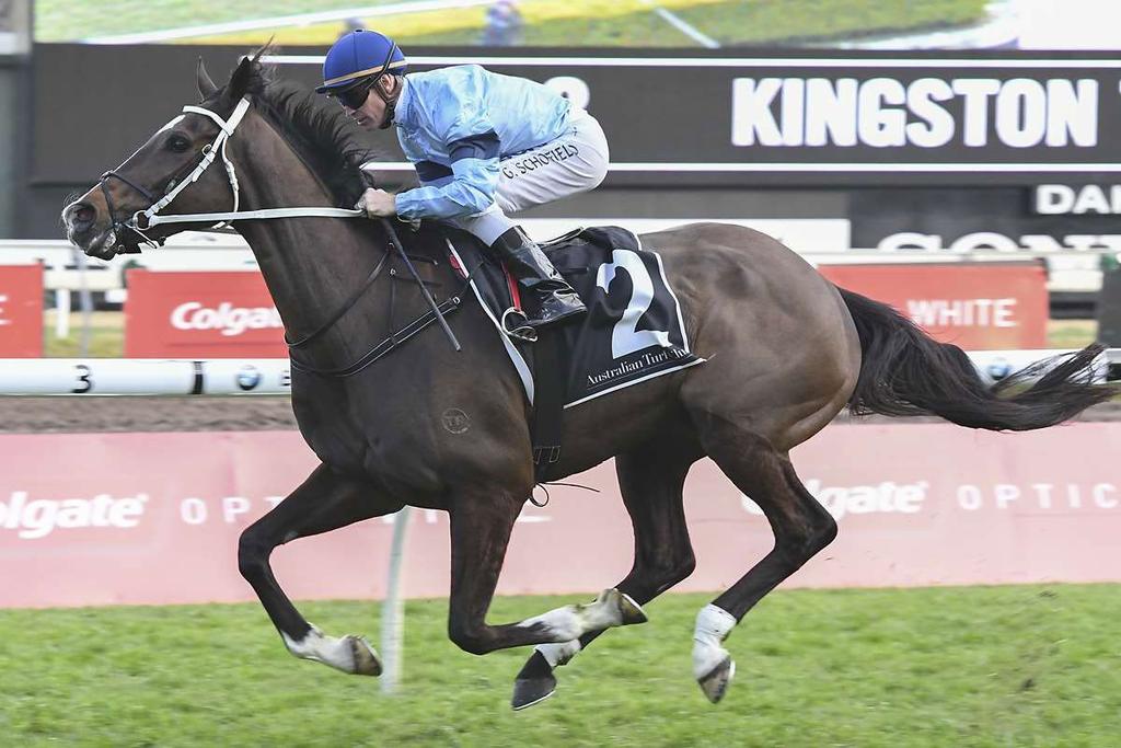 At the 800m mark he did seem to be a lot more anxious than is the norm on Winx as she hit a flat spot; however once she got balanced up and hit top gear in the straight she once again ran them down
