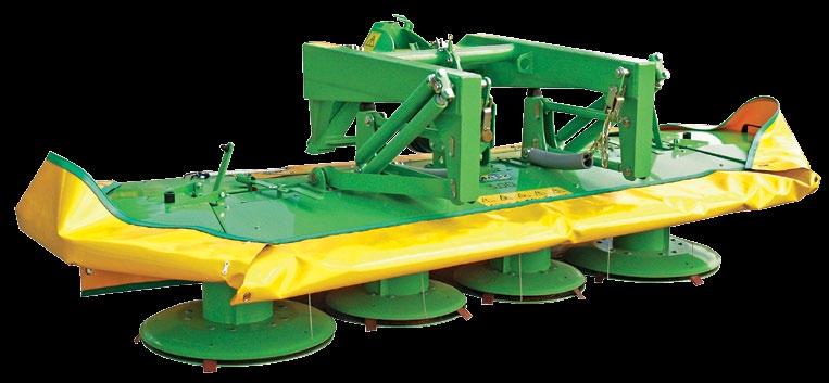FRONT 2 AND 4-DRUM MOWERS K4BF 265 K4BF 300 K2BF 210 Front drum mowers are characterized by perfect ground