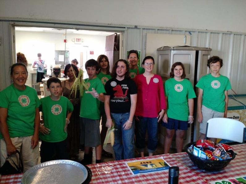4-H Page 7 Members of Epic Explorers 4-H Club working the snack bar at the 2016 Ulster County Fair.