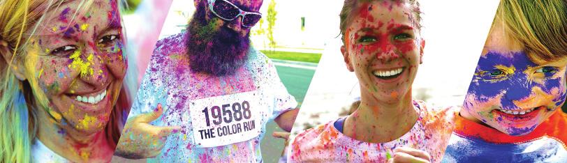The color run festival FINISH Runners will finish on the south side of Walter E. Long Park. Once you cross the finish line, you will be given your Color Runner finisher sweat band and bag of color.