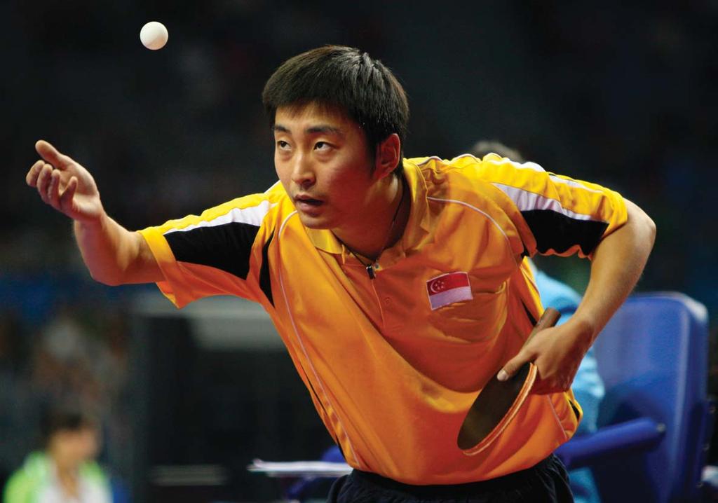 Yang Zi DOB: 19 June 1984 HEIGHT: 184cm WEIGHT: 77kg My parents have greatly influenced me with their passion for table tennis.