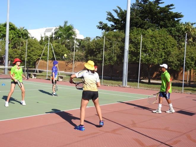 play tennis and are versing the Katherine team