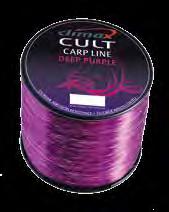Color: black Ø 0,25 0,28 0,30 0,34 0,38 kg 5,0 6,1 7,0 9,0 11,0 CULT EXTREME The perfect mainline for extreme situations that demand everything from your tackle.