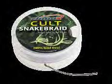 Climax Snakebraid splices easily and can be perfectly knotted as well. It is available in WEED, SILT and Gravel patterns.