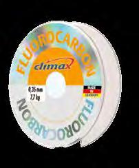 ! FLUOROCARBON Lines All CLIMAX Fluorocarbon lines are made 100% of pure fluorocarbon.