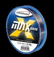 ! CLIMAX SELECT HIGH TEC This exceptional line is the best choice for the highest handling demands and maximum security in fresh and salt water and for all kinds of fish.