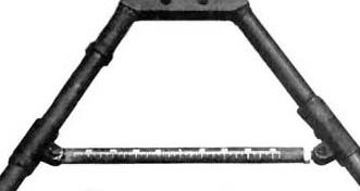 Mounts and Accessories (Continued) M122 Tripod The tripod assembly provides a stable and relatively lightweight base that is far superior to the bipod.