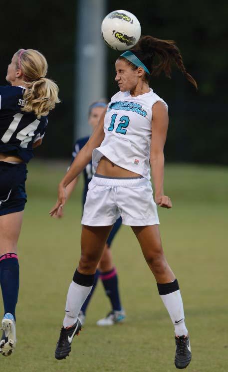 2011 (Sophomore): Earned second team All-Big South honors for her efforts along the Chanticleer backline.