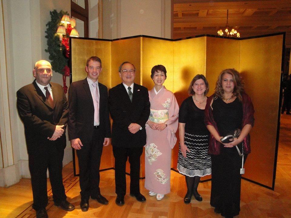 8. Greek SWYAA Alumni Members with the New Ambassador of Japan and his spouse during the Official Event of his ΗΜ the Emperor's of Japan Birthday, December 12 th, 2013 MAJOR EVENTS SINCE THE