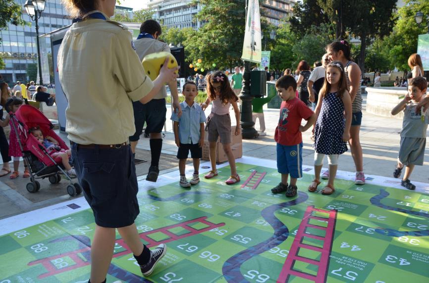 June 9th from 18:00 to 21:30 at different points of Syntagma Square (the main square of Athens).