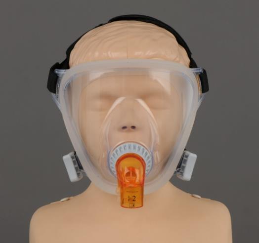 Full face masks also have an anti-asphyxiation valve (AAV) that opens to room air if pressure is lost from the BiPAP machine and is closed when pressure is present.