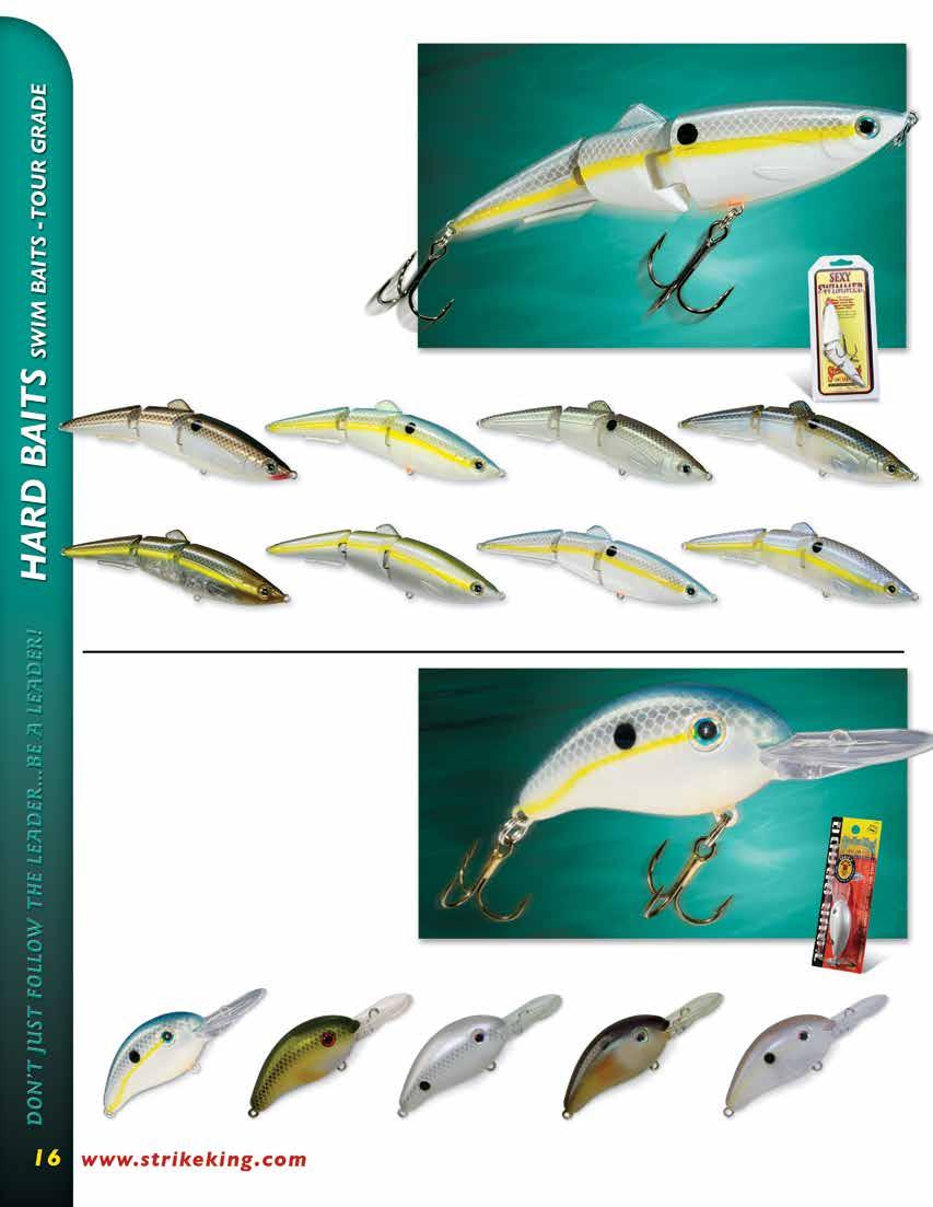 SSWIM5 5" long Internal reinforced double joint design Oval Line Tie Life-like action 5 Double jointed swimbait that weighs 5/8oz.