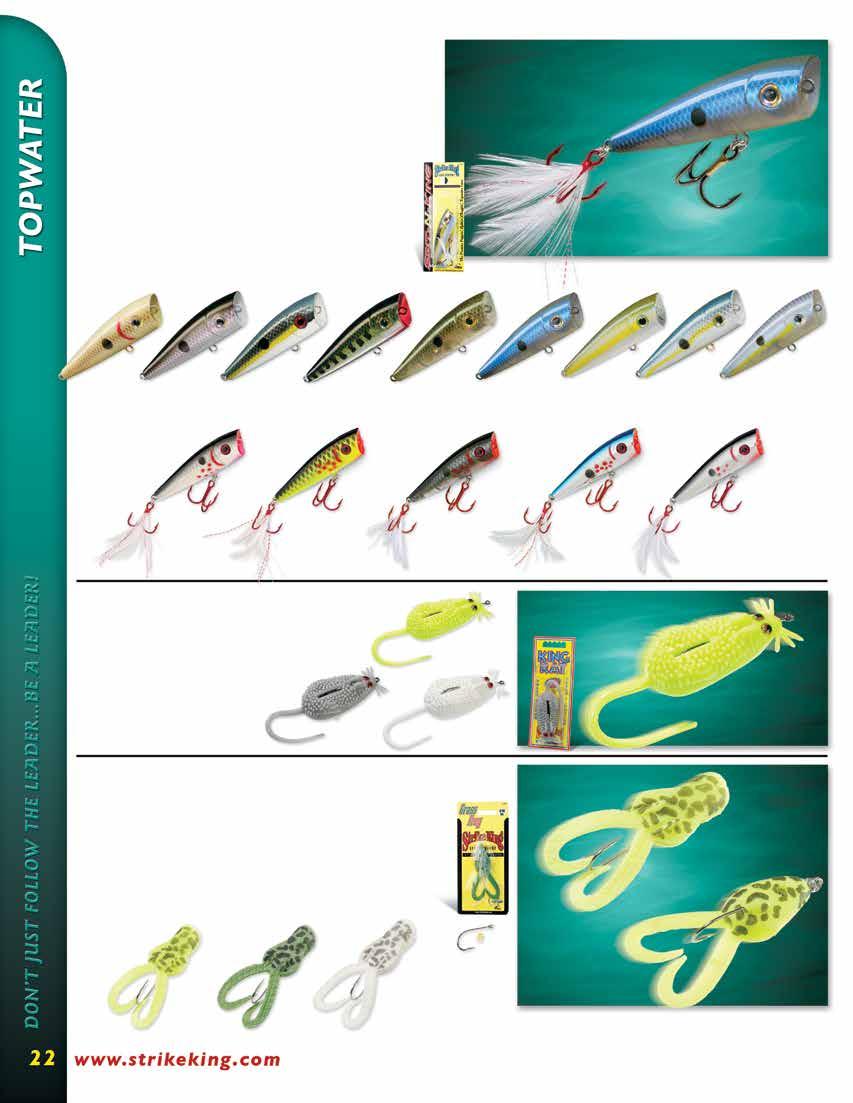 Years ago, Strike King set out to design the best poppin, chuggin, spittin topwater lure possible.