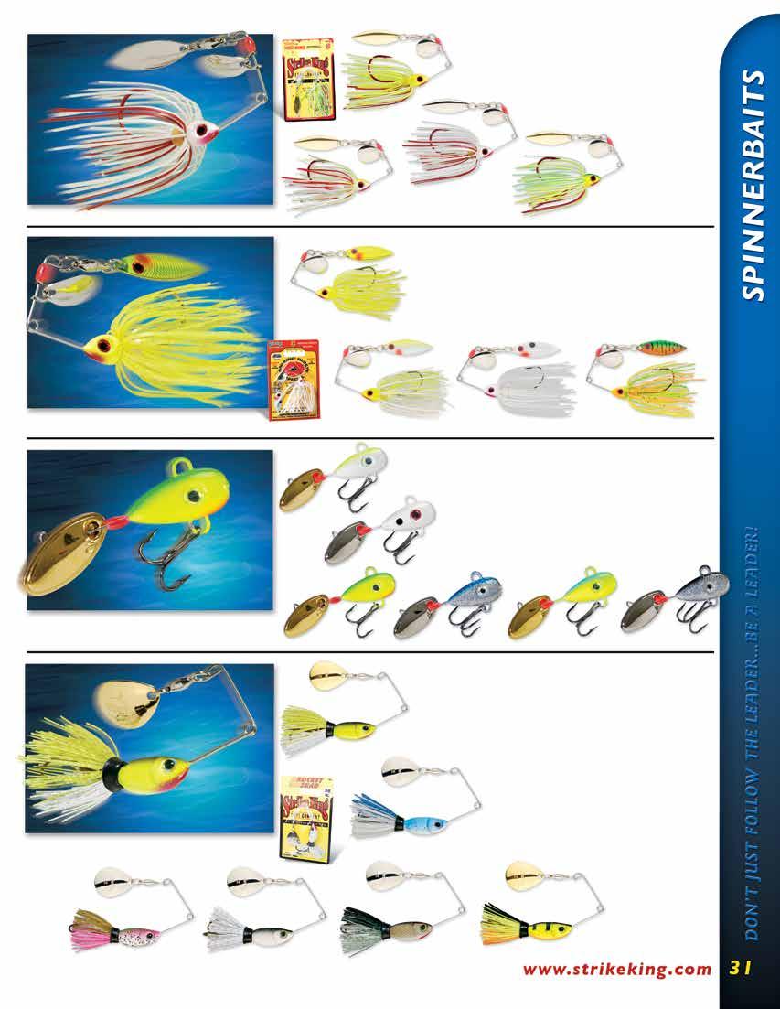 Premium Components Bleeding Bait red Hook and Bleeding accent skirt 301SG Bleeding Chartreuse 304 Bleeding White Take one of the most popular multi-species spinnerbaits on the market, add a red hook
