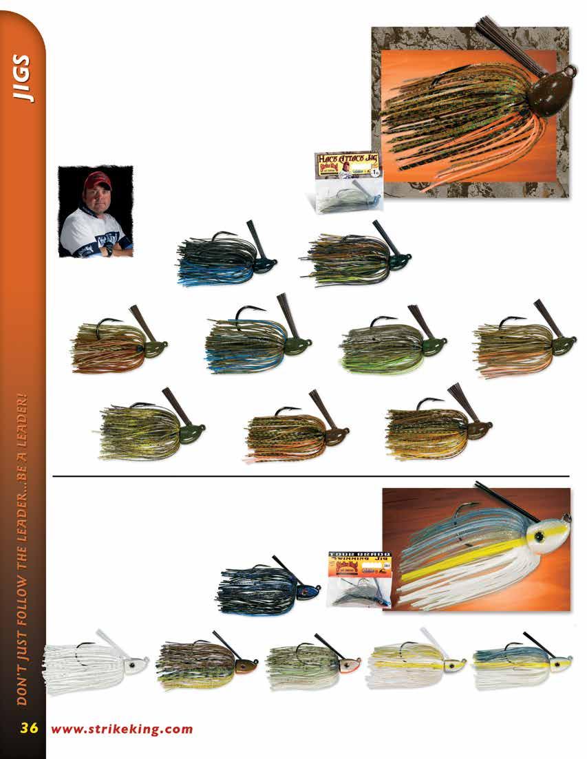 Exclusive Gamakatsu Heavy Wire hook The Hack Attack Jig is the extreme Heavy Cover Jig.