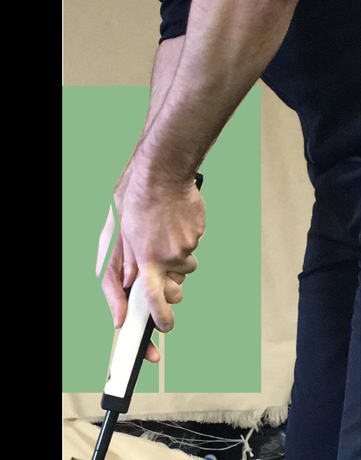 The higher positioning of the wrists also allows the forearms