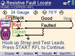 Connect to Reference Wire (Typically ground or shield) Connect to Faulted Bad Wire Connect to